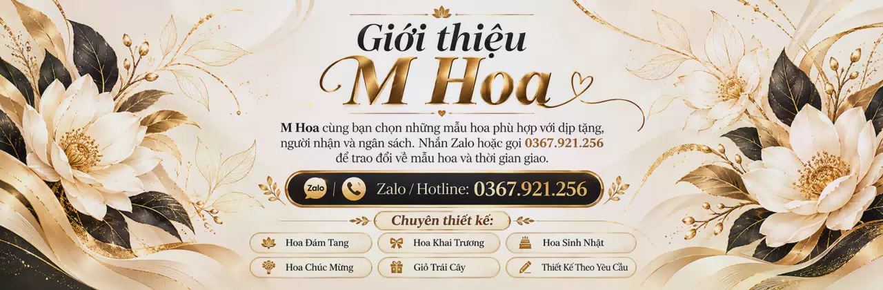 Ảnh bìa Shop hoa tươi Phường Mỹ Thới An Giang - Cùng bạn gửi lời cảm ơn